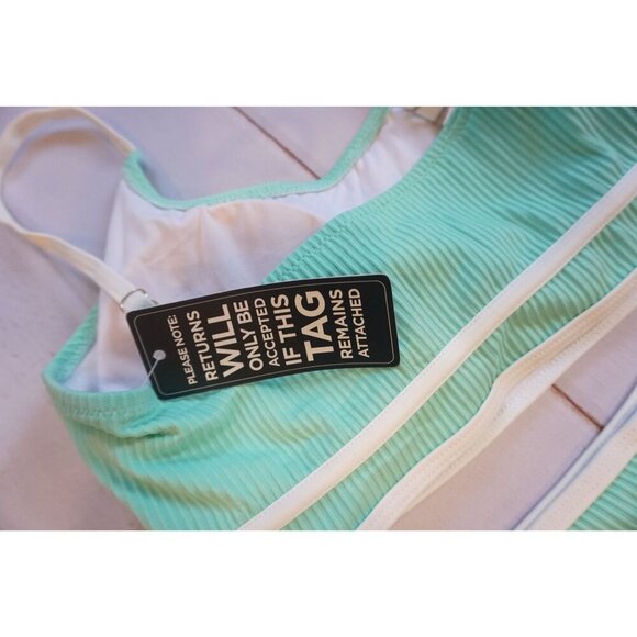 BMJL High Waisted Ribbed 2-Piece Bikini Swimsuit - Size M, NWT - Picture 7 of 7